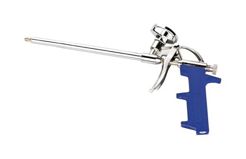 Pistola de espuma de poliuretano, alta precisión, fácil manejo, ideal para aislamiento y sellado en construcción y reparaciones.