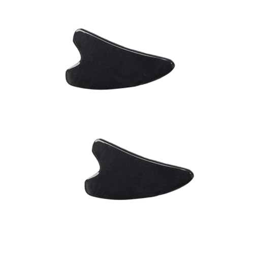 CALLARON 2pcs Scraping Massage Plate Horn Massage Board Face Body Massager Tool