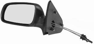 VAN WEZEL 4914803 Espejo retrovisor espejo completo asférico ajustable desde interior Ajuste por cable izquierda Compatible con SEAT Ibiza II 6K1, VW Polo III Classic 6V2 Polo Variant 6V5