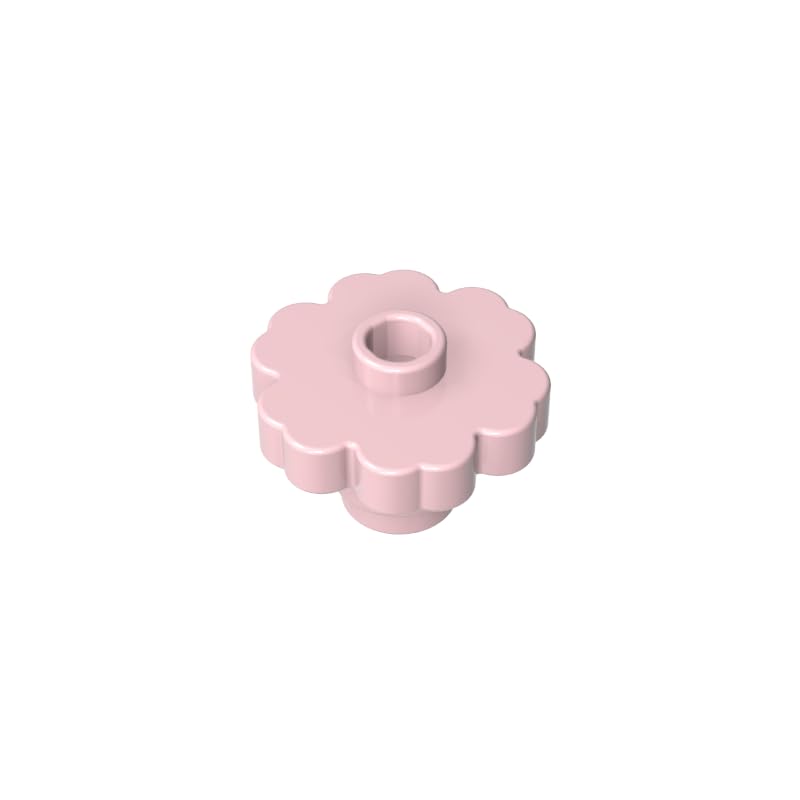 4728 Ornaments Plant, Flower 2x2 - Round [Open Stud], light pink, 50 PCS — image 1