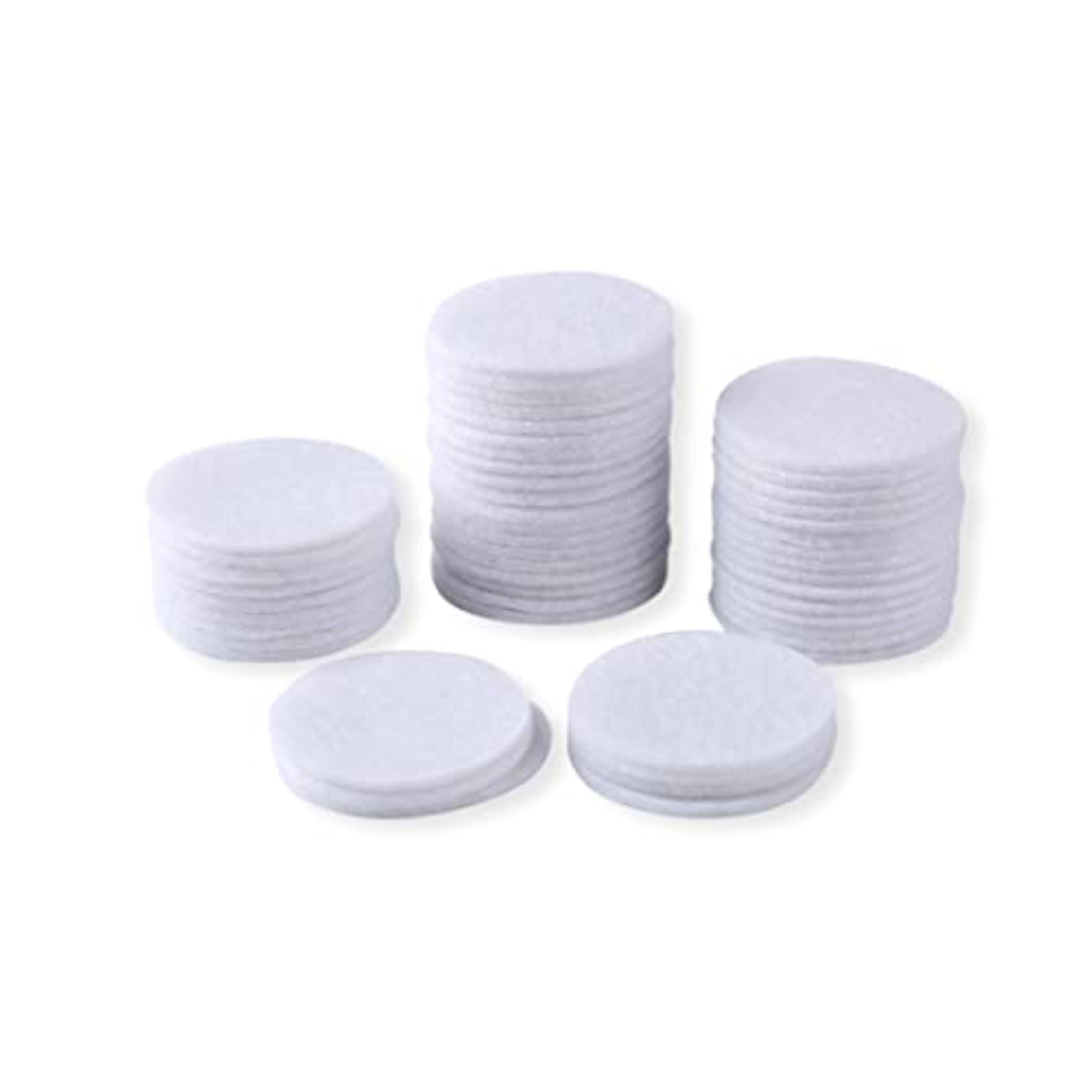 Briartw 100 piezas de tinta de alcohol mini aplicador de fieltro, fieltro redondo de repuesto para hacer tarjetas, repujado, pintura, renderizado