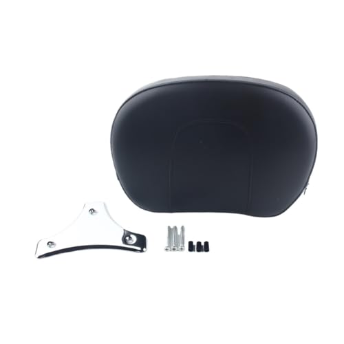 Dossier arrière moto avec barre sissy noir pour Touring 1997-2023