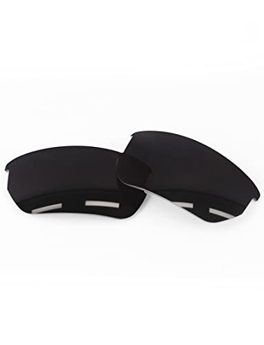 Image of 1.6MM Polarized Replacement Lenses Compatible with Wiley X Valor Sunglasses - Carbon Black - Polycarbonate Polarized