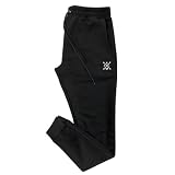 Calça Jogger Masculina de Moletom Slim Confortável para Treino Preto M