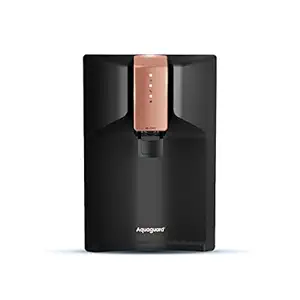 Aquaguard Glory RO+UV+UF+TA 6L storage water purifier with Active Copper by Eureka Forbes (Black)