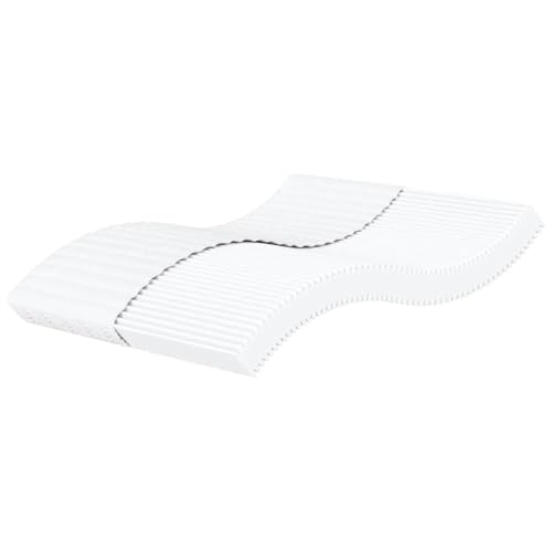 SooIarix Colchón de espuma blanca de 180 x 210 cm con relleno de espuma de poliuretano 22D, dureza H2 y H3, funda de punto transpirable, fácil de limpiar, ideal como cama de invitados o sofá cama