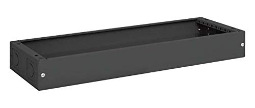 Socle Hager FZ633A 800 mm noir pour rehausse et gestion des câbles d'armoire