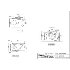 Image of Essco Wall Hung Wc - White