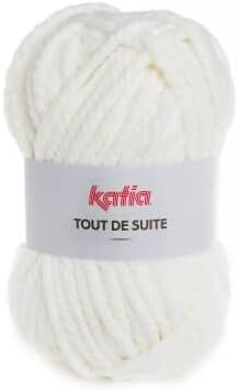 All In A Row – Katia 100 Wool White, off-white, 15