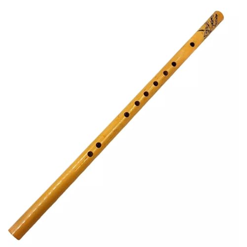 Vertical Bamboo Long Flute Xiao Traditional Chinese Woodwind Musical Instrument 9 Holes 44cm/17.32inch (1pc)