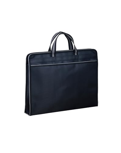 TINGSING Unisex Sacoche Porte-Documents B4 Imperméable en Oxford Sac de Document Portable avec Poignée et Fermeture Éclair Sac à Main Business...