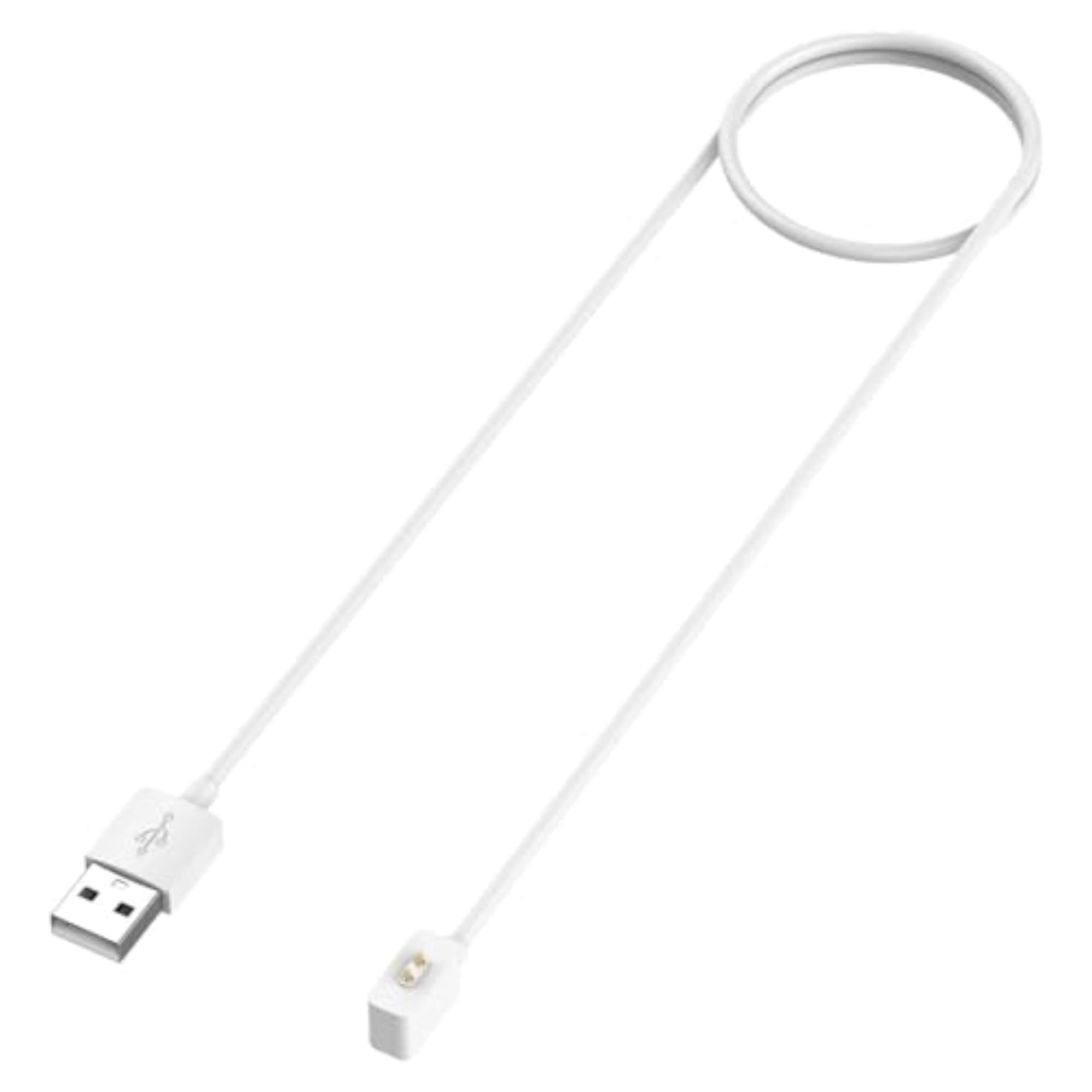 USB Charging Dock Cable for Smart Watch, White