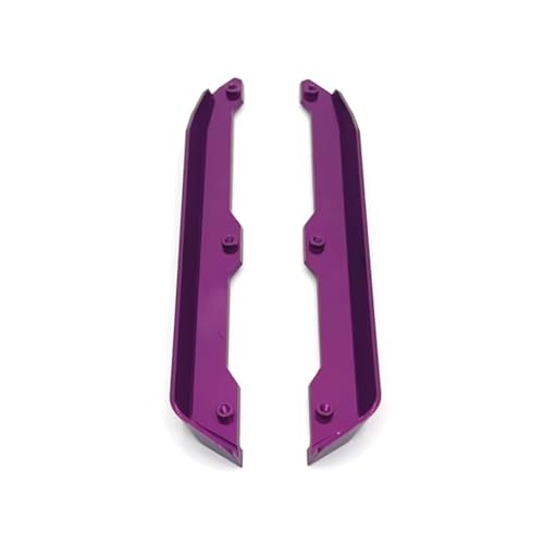 RCアクセサリー For WLtoys 144001 144002 144010 144016 144018 メタルシャーシ エッジ保護 RCクローラーカーアップグレードパーツ用(PURPLE)