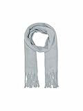 Caliente Only Onlelly Heavy Fringe Scarf Bufanda, Espuma Azul, Talla única para Mujer