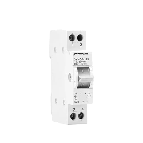 Double alimentation commutateur de transfert manuel 40A pour éviter les pannes de courant 220V