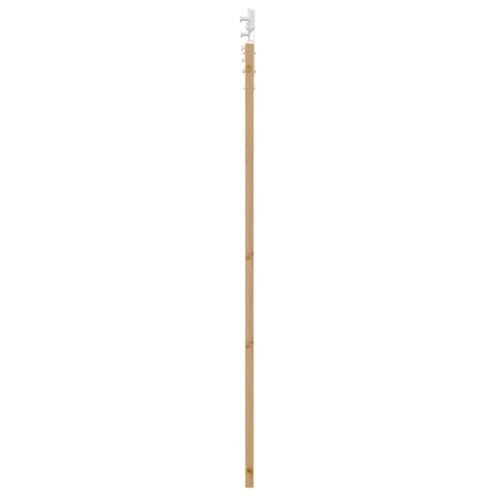 Drzwi przesuwne ORKDAL 73,5 x 198,5 cm z litego drewna sosnowego i szkła