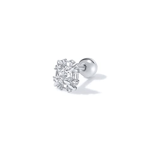 Boucles d'oreilles cartilage en zircon scintillant pour femme