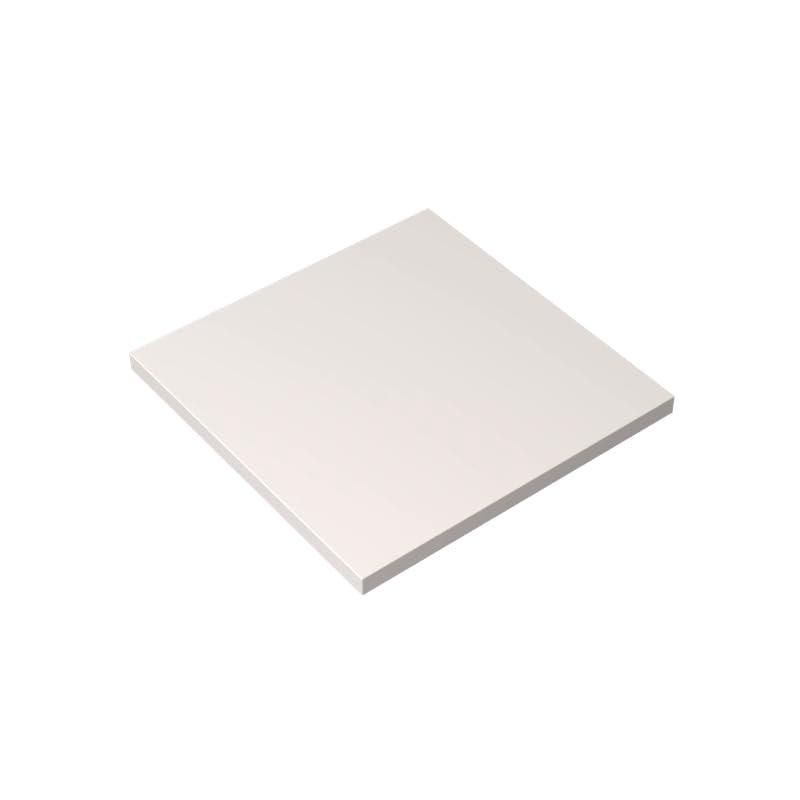 10202 Foundation Plate Tile 6x6 with Bottom Tubes 10 Pieces GDS-1116 Compatible with Lego Building Blocks Color:White โ image 1
