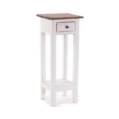 Napoleon 75 Table d'appoint en bois d'acajou 75 x 30 x 30 cm, style colonial, guéridon, petite...