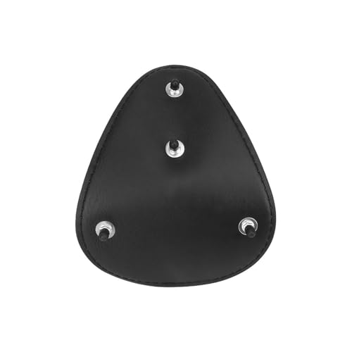 Selle solo marron moto custom chopper siège avant passager - 6