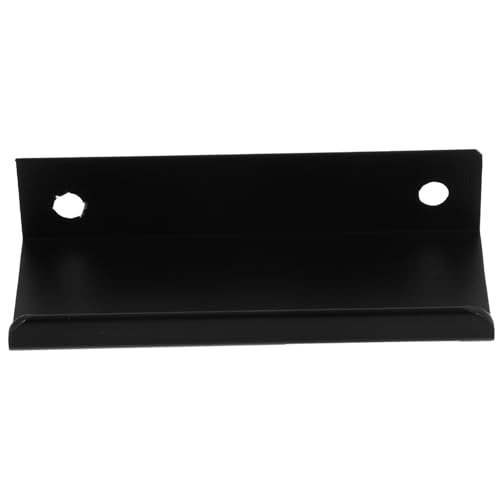 Ciieeo Tirador De Puerta Sin Perforaciones Gabinetes Armario Esconder Mango Invisible Dedo Cromo Cajón Llave Manija De Puerta Invisible Mangos Sin Manija Negro Aleación De Aluminio