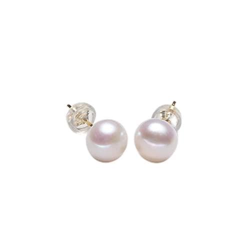 Perle d'eau douce boucles d'oreilles goujon de qualité S3YT8U