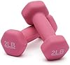 Pesas de mano de neopreno Amazon Basics para ejercicio y tonificación muscular 4