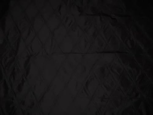 Soie de jais Dupioni motif nervuré tissu au mètre noir 122 cm pour robe de soirée