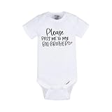 Please Pass Me To My Big Brother Baby Bodysuit (12)