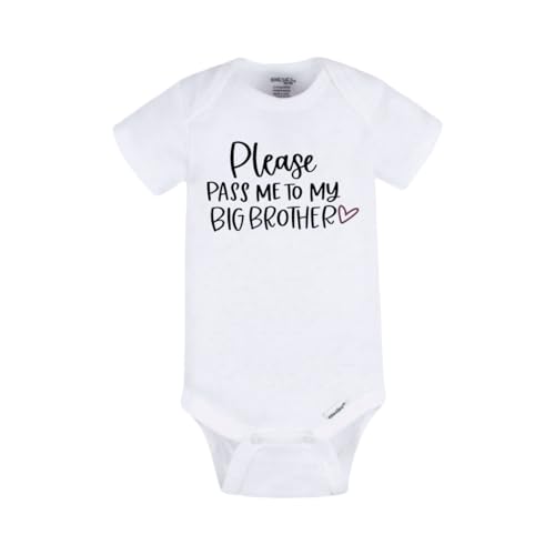 Please Pass Me To My Big Brother Baby Bodysuit (12)