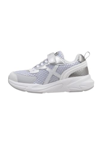 Munich Mini Track VCO 92 Sneaker, Unisex, Kinder, Silber, 32 EU