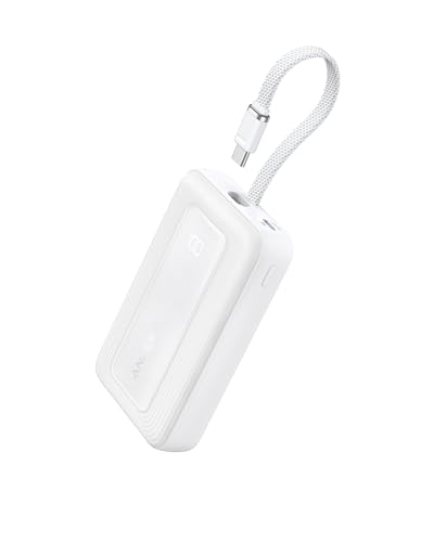 Anker portables Ladegerät, 10.000mAh 30W Powerbank, USB-C In und Out, Akkupack, Powerbank für Reisen, für iPhone 17/16/15/14/13, iPad, MacBook, Galaxy, Google und mehr