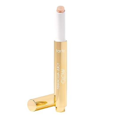 Tarte Maracuja Juicy Glow Highlight Highlighter with Vitamin E to Hydrate, Blur appearance for a Smooth Buildable Glow & Luminous Radiant Finish, Vegan & Cruelty Free