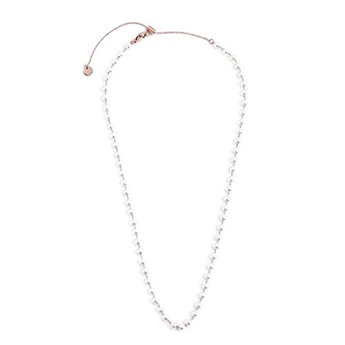 Collier acier pvd or rose perles 4.30 mm Marlù bijou femme 2CA0033R-W