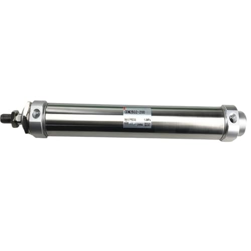 Vérin pneumatique CDM2C40-75AZ compact en acier inoxydable