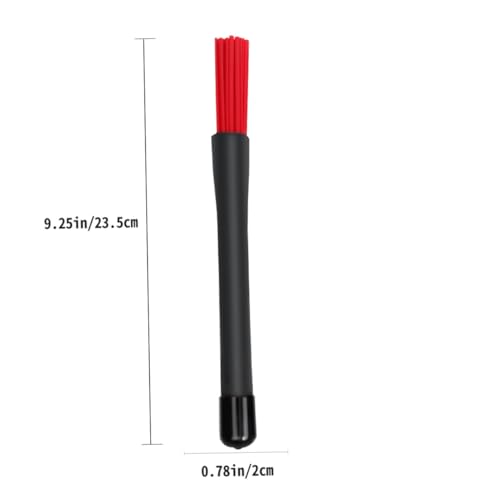 Juego de 3 baquetas de plástico para batería rojo miniatura 4