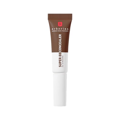 Erborian - Super BB CONCEALER - Anticarro per la cura ad alta copertura arricchito con Niacinamide e SPF 25 - Correttore occhi idratante, finitura naturale - Cosmetici coreani - Chocolat - 10ml