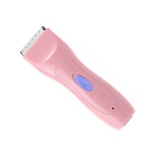 Tondeuse cheveux pour garçon et fille rechargeable rose avec lame en céramique