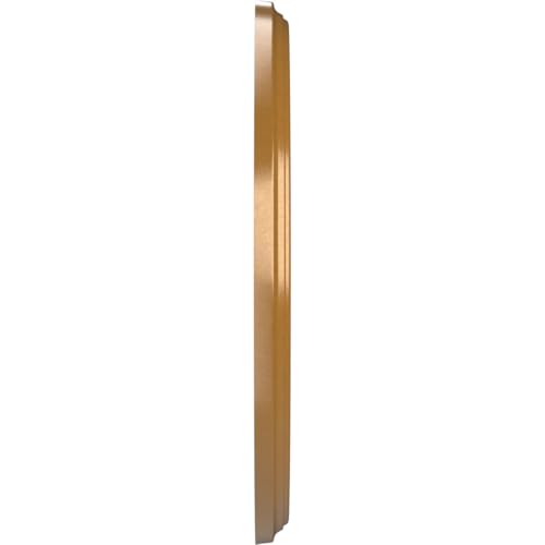 Image of Ekena Millwork CMP13BEDVG Berkshire Thermoformed PVC Ceiling Medallion (Fits Canopies up to 5 3 /4 inch), 13 inchOD x 3 1 /2 inchID x 3 /4 inchP, Universal Aged Metallic Vintage Gold