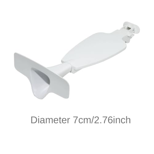Protector de salpicaduras para inodoro accesorio universal ajustable de baño 4