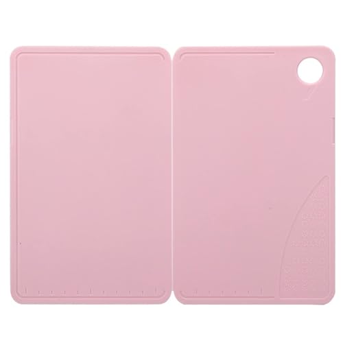 Tabla de Cortar Pequeña HERCHR Plástico Plegable Color Rosa 25x20 cm
