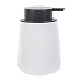 Botella de dispensador de jabón de vidrio con bomba, dispensador de jarra de mano líquida, dispensador de jabón de cerámica dispensador de jabón de estilo simple botella de loción recargable for baño