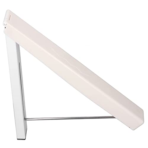 BSTiltion Tendedero plegable retráctil para colgar en la pared, fuerte capacidad de carga para el hogar, hoteles, oficinas, baños, plástico + aleación de aluminio