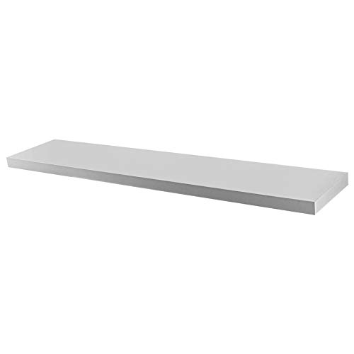 Harbour Housewares Estante de Pared - Madera - Blanco - 120 cm - Pack de 3