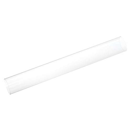 Image of uxcell Clear Rigid Tubing 1.6 inch(40mm) ID x 1 1 /2 inch(37.6mm) OD x 1Ft(305mm) Length Round Plastic Polycarbonate Tube