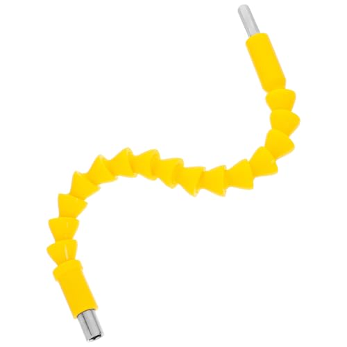 SEWOART Prolunga per Punta da Trapano Flessibile 300mm Albero Esagonale Giallo, Accessorio Bit per Cacciavite, Estensione per Trapano Elettrico Adatta a Spazi Ristretti e Lavori