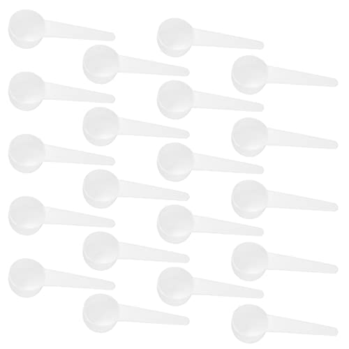 Baeroprki Cucharadas de Café/Cucharada Cucharas de Medir de Plástico (20 Piezas) para La Cocina & Almacenamiento de Despensa
