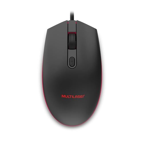 Mouse Gamer 2400DPI Led 7 Cores Preto Multi - MO298