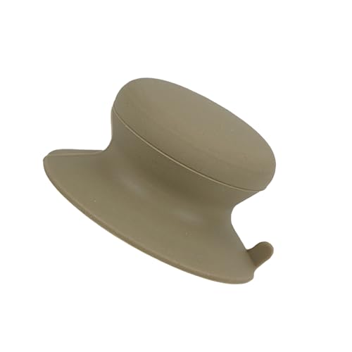 Perilla para tapa de olla - Mango para tapa de olla de 4,9 x 2,7 cm, fijación firme | Agarre de de silicona de alimenticio con facilidad, perilla de horno holandés para sartén, cacerola,