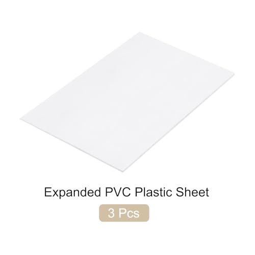 Image of Expanded PVC Plastic Sheet 7 /64 inch Thick, 11 inchx17 inch Lightweight Rigid Foam Sheet, [for Crafts Signage Displays Digital Screen Printing] - White / 3 Pcs